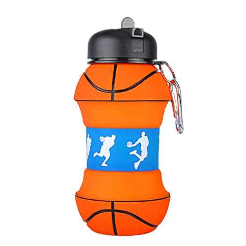 Opvouwbare waterfles voor kinderen, Siliconen waterfles voor schoolmeisjes, Opvouwbare waterflessen voor kinderen voor schoolmeisjes, jongens, sport, knijpbeker, Edcb - Image 7