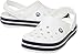 Crocs Unisex-Adult Crocband Clog, White/White/Navy, 11 Women 9 Men