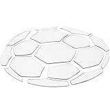 Stickers muraux miroir pour la maison — design unique, le sticker mural miroir sur le thème du football peut être utilisé pour la décoration murale, excellent effet décoratif, autocollant mural miroir adhésif