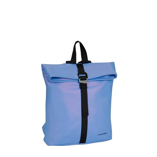 New Rebels Mart Los Angeles Wasserabweisender Rucksack – 7l Rolltop – Modische Tasche Für Jedes Abenteuer – Wasserabweisender Rucksack Unisex - Metallic Light Purple