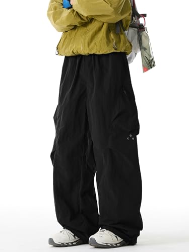 Men's Baggy Parachute Cargo Pants