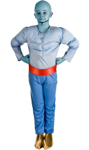 El Rey del Carnaval Disfraz de Genio de la Lámpara para niño