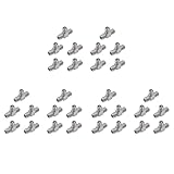 Mocturnity 30 Stück Koaxialkabelsplitter 3 Wege Typ F auf 3 Buchsen, für Antenne, Videorekorder,...