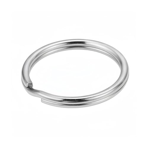 UPEYXDQR Flat Key Rings, 2 Inch Large Open Key Ring