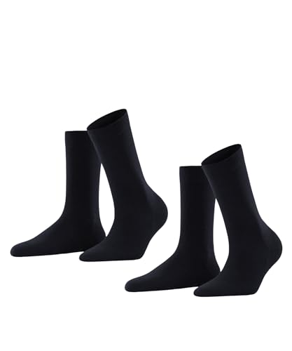 Image of FALKE Women's Happy Cotton Socks, 2 Pairs