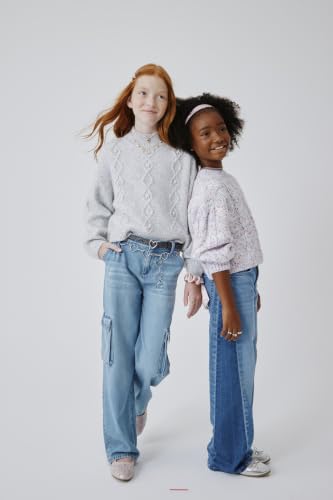 Image of The Children's Place Girls' Wide Leg Jeans