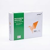 APRIL PP Lite Carta A3 80gr - 500 Fogli (1 Risma) - Fogli A3 per Stampante e Fotocopiatrici - Risma Carta A3 Bianca