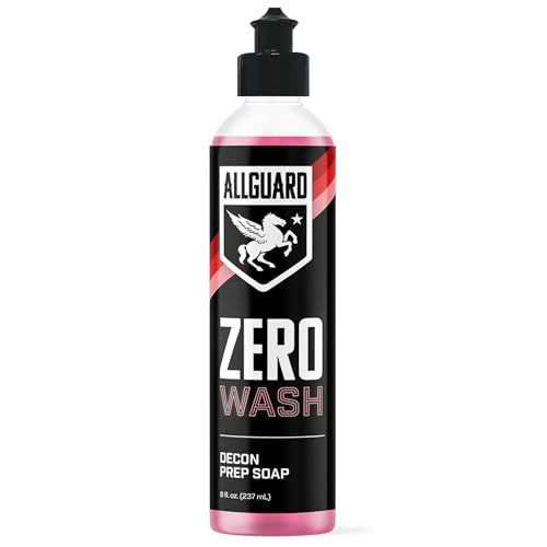 ZERO Wash - Strip Wash & Decontamination Soap - Deep Cleaning Removes Tough Contaminants Old Car Waxes & Sealants - Superior Surface Prep Boosts Coating Bond & Strength - Car Shampoo & Wax Remover