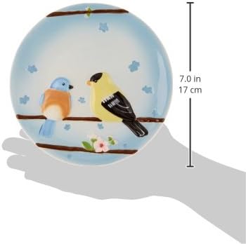 Miniatura 2 de Peace, Love and Birds by Pavilion - Juego de 4 platos individuales de 6.5 pulgadas