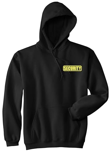 Smart People Clothing Security hoody with REFLECTIVE LOGO on both left chest and back.