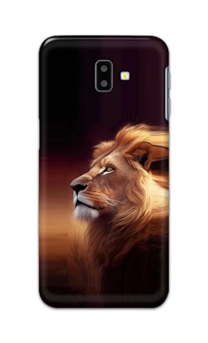 Image of PRINTFIDAA Printed Hard Back Cover Case for Samsung Galaxy J6 Plus | Samsung J6+ Back Cover (Danger Lion) -112