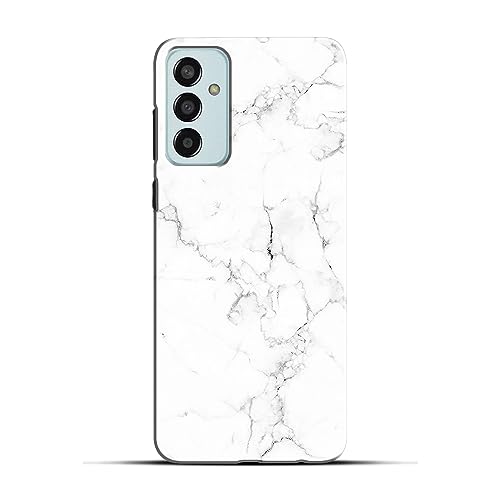 Image of COLORflow Back Cover Compatible with Samsung Galaxy F13 / M13 4G | Beautiful White Marble | Designer Printed Hard CASE Bumper Back Cover Compatible with Samsung F13 / M13 4G