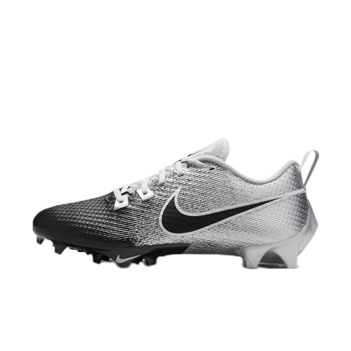 Nike Vapor Edge Speed 360 2 Football Cleats (Metallic Silver/Black-White, US Footwear Size System, Adult, Men, Numeric, Medium, 10)