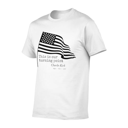 Charlie Kirk This is Our Turning Point Tee Shirts Mens4
