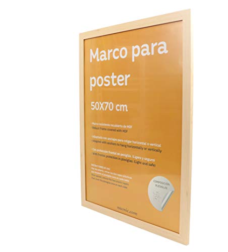 Nacnic Large photo frame to protect and display photos, diplomas, billboards, posters - Image 2