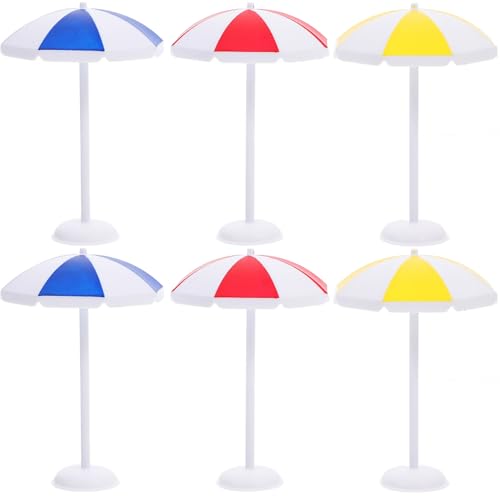 Mini parasols de plage miniatures Yardwe pour animer un bonsaï statique ou une maquette vide