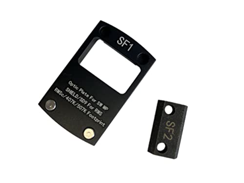 ADE Advanced Optics Optic Mounting Plate for S&W M&P, M&P 2.0, Shield Non-EZ, SD9VE Pistol - Compatible with RD3-018 Spike, Holosun 407K 507K, EPS Carry, Osight SE, Vortex Venom Enclosed Red Dot Sight