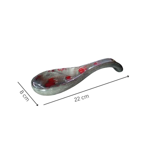 Image of Malaikah Ceramic Spoon Rest Pack of 1 for Home, Kitchen, Dining, Kitchen Decor & Gifting