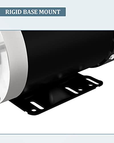 Electric Motor 1.5Hp Single Phase 3450Rpm 56C Frame For Agricultural Machinery General Equipment 5/8"Shaft Diameter Tefc 115/230V #TOP6