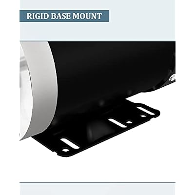 Electric Motor, 1.5HP Air Compressor Motor, Single Phase 3450RPM 56C Frame for Agricultural Machinery General Equipment 5/8 Shaft Diameter TEFC 115/230V