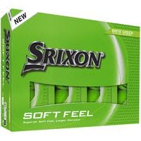 Srixon Soft Feel 14 Brite Green Monogrammed Golf Balls - 2025 Model