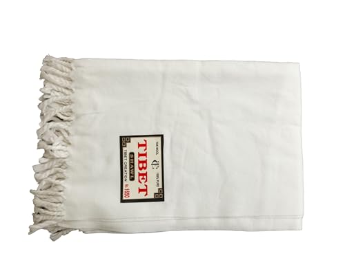 HANDTECHINIDA Tibetan Woolen shawl for Meditation Yoga Travel Champagne Nursing Pashmina Kashmiri Plus size Prayer Shawl2