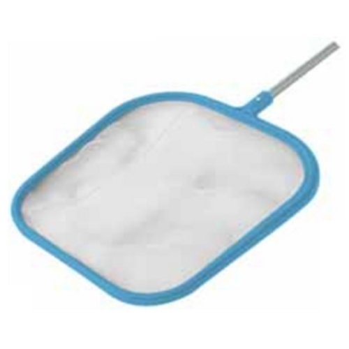 RETINO PIATTO DI SUPERFICIE CON ASTA 122 CM PER MANUTENZIONE E PULIZIA PISCINA