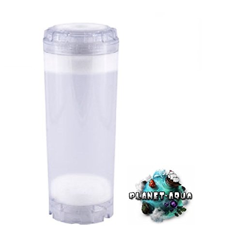 Planet-Aqua 2X LEERPATRONE LEERKARTUSCHE 10 Zoll für Filtergehäuse Umkehrosmose Osmose Osmoseanlage Wasserfilter zum Befüllen mit Polyphosphat Mischharz Ionenaustauscher