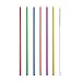 6Pcs Reusable Metal Straws, Drinking Straws, Aluminum Straws, Smoothies Straws, Wide Straws, Rainbow Colorful Straws for Party, Included a Cleaning Brush