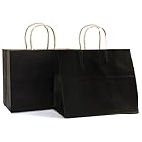 grand sac cartons ❤ Quantité :20 pièces Lot de 20 sacs cadeaux en papier avec anse - 30 x 12 x 23 cm - 130 g/m² - Pour Pâques, Noël, fête, anniversaire, mariage, Thanksgiving