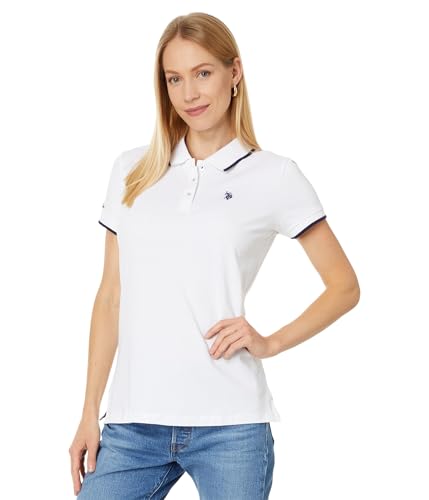 U.S. Polo Assn. Women's Classic Stretch Pique Polo Shirt