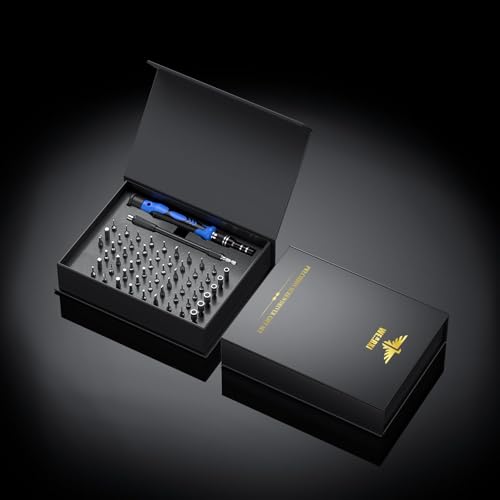 WEARXI Gifts for Men, 60 in 1 Precision Screwdriver Set, Valentines Gifts for Him, Multi Tool Gadgets for Men, Ratchet Screwdriver Bit Set, Mens Gifts for Dad Birthday Presents for Dad