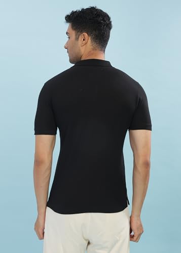 Image of Force NXT Polo Neck T-Shirt for Men Pack of 2 | Regular Fit T-Shirt for Men | Premium Super Combed Rich Cotton Polo Shirt | Men's Ultra Soft Half Sleeve T-Shirt