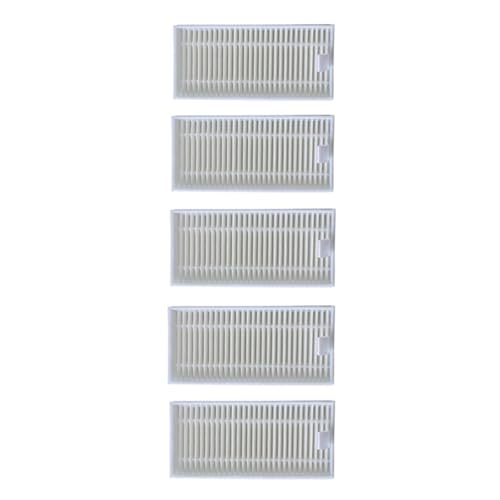 HEPA-filter sidoborste kompatibel med BlitzWolf BW-XRC600 robotdammsugare reservdelar tillbehör utbytesfilter sidoborstar(Set 3)