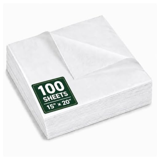 Basic Solid White Bulk Tissue Paper 15" x 20" - 100 Sheets