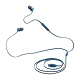 JBL Tune 310 Wired in-Ear Type C Headphones, Hi-Res Audio with Digital-to-Analog Converter, 3-Button EQ Preset Remote with Microphone, Tangle-Free Flat Cable, Compatible with USB-C Devices (Blue) Amazon Deal