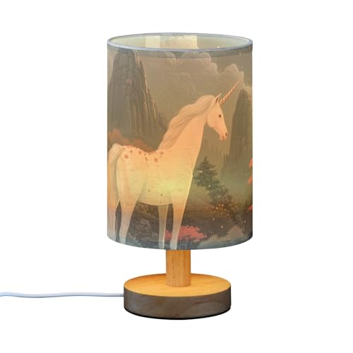 Lámpara de mesa estilo pintura china Unicornio miniatura 2