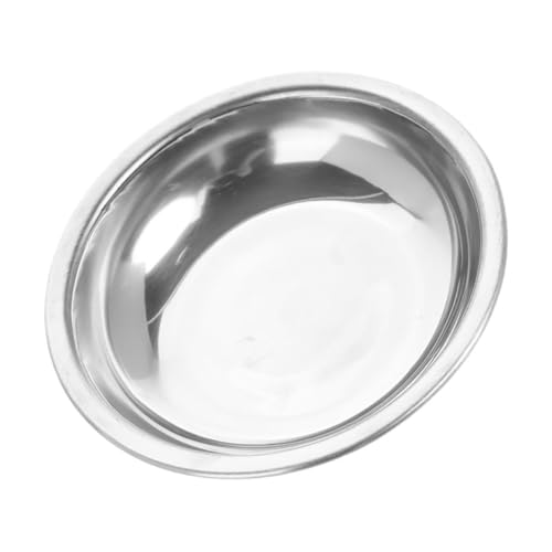 TOVINANNA Bandeja de Acero Inoxidable para Balanza Electrónica Plato Pequeño para Pesar Joyas y Piedras Resistente y Preciso para Uso Joyería y Cocina