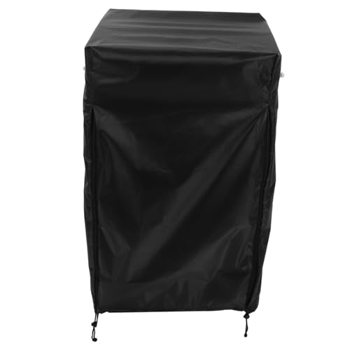 Gogogmee Funda para Madera Exterior con Oxford Resistente Protección para Estantes de Reutilizable para Jardín y Patio Fácil Negro