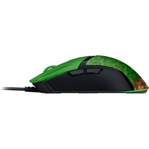 Razer Cobra Wired Gaming Mouse: 58g Lightweight - Gen-3 Optical Switches - Chroma RGB Lighting Underglow - Precise 8500 DPI Optical Sensor - 100% PTFE Mouse Feet - Speedflex Cable - Minecraft Edition by Razer - Image 9