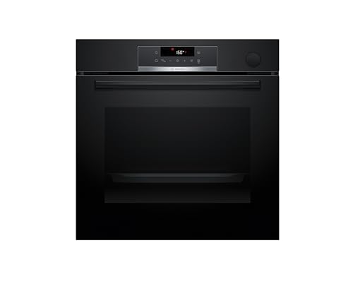Bosch HRG532BB3 Serie 4, Forno con vapore da incasso, Display LED Touch, Funzione Air Fry, EcoClean,...