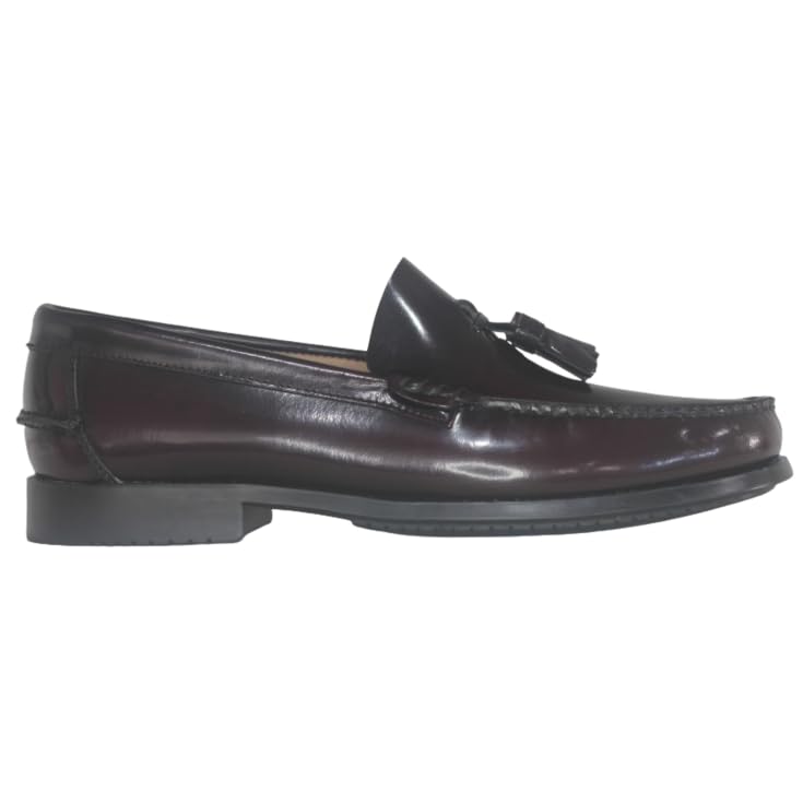 Benavente Zapato MOCASÍN Marca BORLAS Burdeos