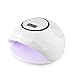 Produktbild LED Lampe Für Nägel, 72W 24 LED-Nageltrockner Mit UV Nagellampe Für Shellac Und Gelnagellack Lichthärtegerät Mit Zeitmesser Sensor Für Gelnägel Nagellack Trocknergerät,Weiß
