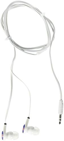 Graphics and More New Zealand Flag Novelty In-Ear Headphones Earbuds - Non-Retail Packaging - White image 4