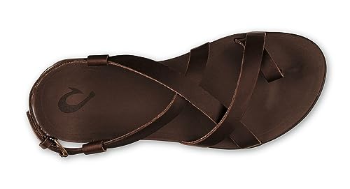 Image of OluKai Upena Women's Strappy Beach Sandal, Lightweight & Durable Design | Water Resistant Slides for All-Day Comfort & Style