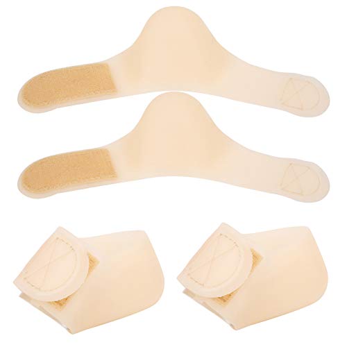 Tacón protector manga dolor ajustable Dolor reductora de tacón material de silicona material de silicona carne 4pcs set adecuado para zapatos deportivos zapatos de cuero botas