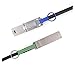 Artemisia Compatible with QSFP (SFF-8436) to MiniSAS (SFF-8088) DDR Hybrid SAS Cable, 100-Ohm, 0.5-m(1.65ft)