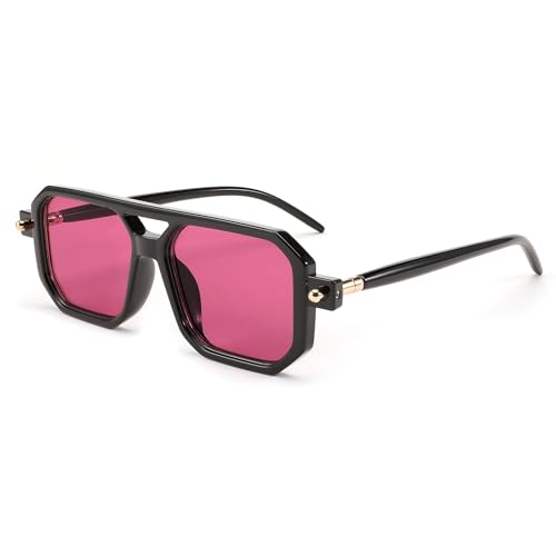 Feisedy Retro 70s Gafas De Sol Mujeres Hombres Vintage Plana Gafas Cuadradas Con Protección Uv400 B2622 Feisedy Retro 70s Gafas De Sol Mujeres Hombres Vintage Plana Gafas Cuadradas Con Protección Uv400 B2622