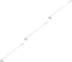 DOITOOL 3 Peças Persianas De Haste De Cortina Para Janelas Transparentes Cortinas De Janelas Cortinas Verticais De Substituição De Haste De Tração Para Persianas Cortina De Puxar Haste De