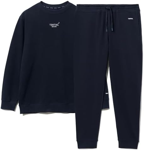 （23:30時点） [TENTIAL] BAKUNE スウェット 上下セット メンズ 一般医療機器 疲労回復 抗菌機能 血行促進 バクネ リカバリーウェア 疲労回復パジャマ ルームウェア 部屋着 健康 ネイビー L